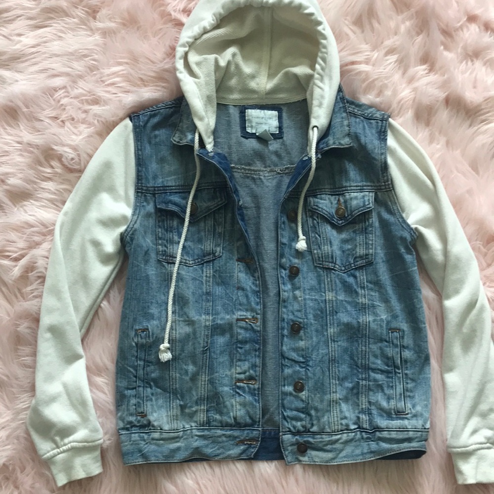 Hooded Denim Jacket
